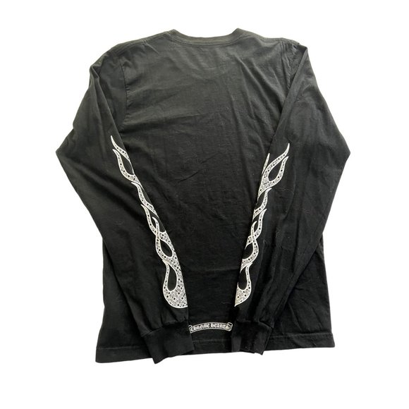 Chrome Hearts Long Sleeve Pocket Tee in Black - Picture 2 of 6